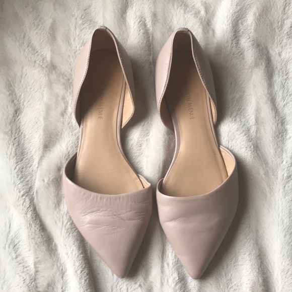 Saks Fifth Avenue Shoes - Saks fifth avenue nude flats